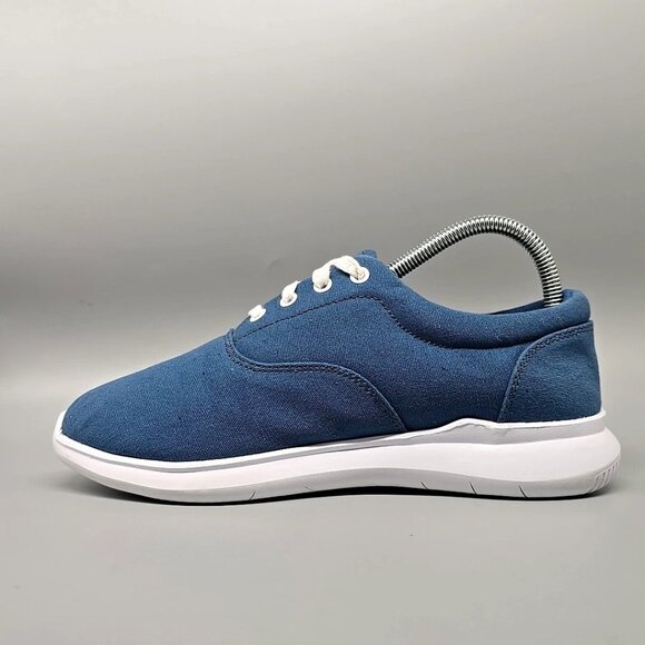 Propet FLICKER Blue Canvas Wide Sneakers Shoes Women’s Size 7 X(2E) - Picture 7 of 12